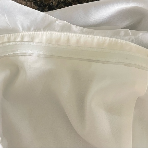 Abercrombie & Fitch Tiered Organza Strapless Mini Dress - Picture 6 of 8